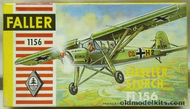 Faller 1/100 Fieseler Storch Fi-156 - Luftwaffe / German Civil / Switzerland - Bagged, 1156 plastic model kit